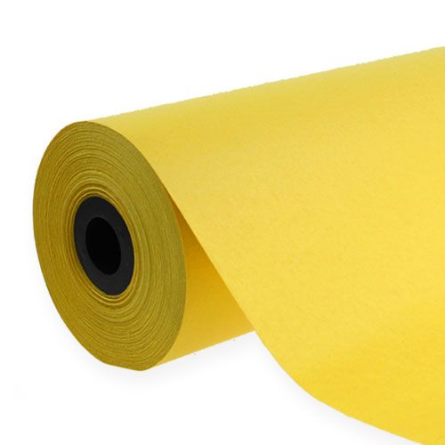 Floristik24 Manžetový papier žltý baliaci papier 37,5cm 100m