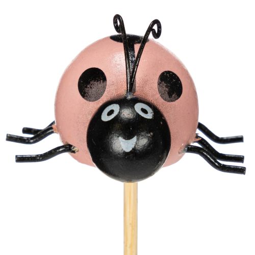 položky Dekoratívne figúrky lienky do kvetináčov a kvetinových aranžmánov na jarnú výzdobu, 32 cm, 16 kusov