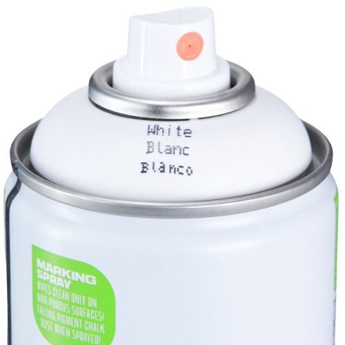položky Značkovací sprej, sprejová krieda, biela matná, Montana 400ml