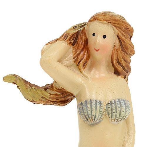 Deco figúrka morská panna modrá 6cm - 9,5cm 3ks | Floristik24.sk