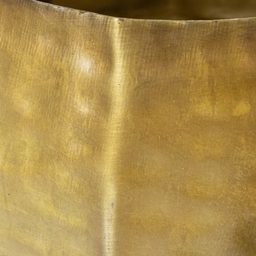 položky Kovový dekoratívny kvetináč, mosadz, Ø22/18/14 cm, sada 3 kusov