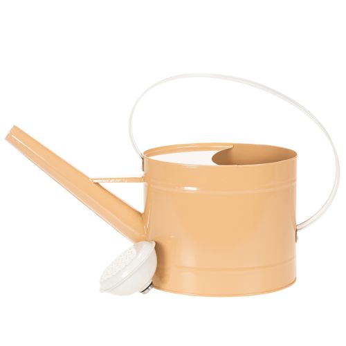 Kovová dekoratívna krhlička, vintage vzhľad, svetlohnedá, 52,5 cm - kvetináč na dekoráciu stola a letnú dekoráciu | Floristik24.sk