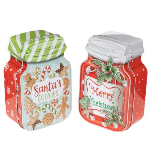 Kovová forma na sušienky s vianočným motívom v dizajne dózy na sušienky, 15 cm, 2 kusy kúpiť | Floristik24.sk