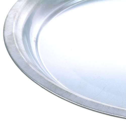 položky Kovový tanier základný strieborný lesklý Ø36cm V2,5cm