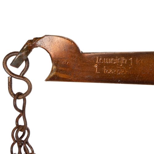 položky Dekoratívna váha v nostalgickom dizajne do kuchyne a obývačky, vintage štýl, 58 cm