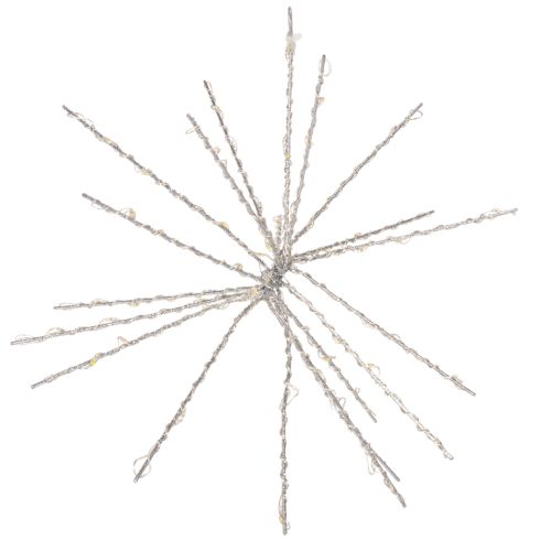 Dekoratívne LED svetlo Polar Star, teplá biela, s časovačom, vonkajšie, 29 cm