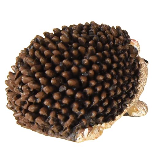 Mini figúrky ježka jesenné ručne maľované 4×2,5×2 cm 6 kusov | Floristik24.sk