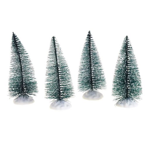 položky Mini dekorácia na vianočný stromček zasnežená 10cm 4ks