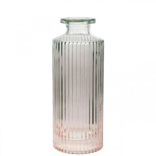 Floristik24 Mini vázička sklenená dekoračná fľaša číra hnedá retro Ø5cm V13,5cm