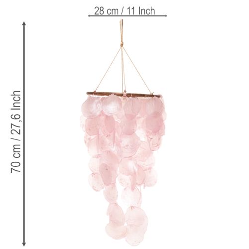 položky Dekoratívna závesná zvonkohra do obývačky a záhrady 70 cm