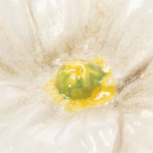 položky Keramický kvetinový kolík v tvare maku, s láskou prepracovaný, pre elegantné záhradné doplnky, 42 cm, 4 kusy