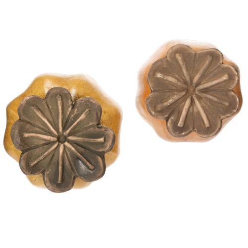 položky Záhradný kolík s makom v tvare struku pre štýlový záhradný dizajn, kvetinový záhon alebo balkón, 60 cm, 2 kusy