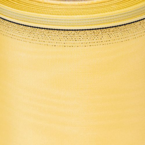 položky Moaré veniec, žltá so zlatým lemom, 125 mm x 25 m - Vysokokvalitná smútočná stuha, ozdobná stuha, mašľová stuha