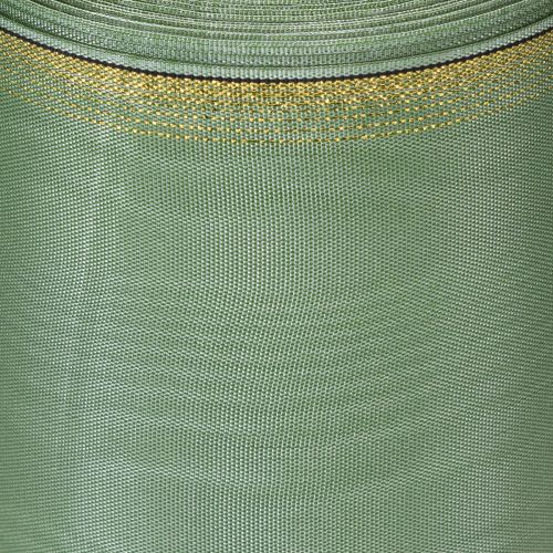 položky Moaré veniecová stuha šalviovo zelená so zlatým okrajom, 150 mm x 25 m, ozdobná stuha na kvetinárstvo a vence