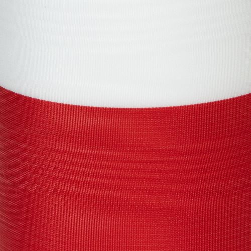 Moaré veniec, smútočná stuha bielo-červená, ozdobná stuha 150 mm, pamätná stuha smútočná ľalia, acetátový taft 25 m | Floristik24.sk