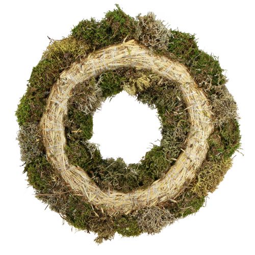 položky Machový veniec ozdobný veniec ježko mach a handra mach prírodný Ø42cm