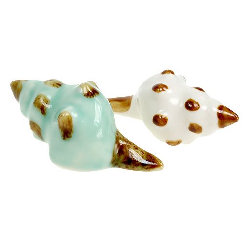 Floristik24 Porcelánové škrupinové druhy. 9,5 cm 2ks