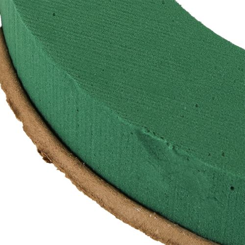 Floristik24 Mokrý kvetinový základ pre veniec z peny z kartónu Ø25cm 2 ks