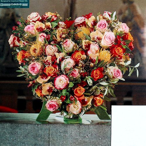 Floristik24 OASIS® Bioline® titánové srdce 75 cm