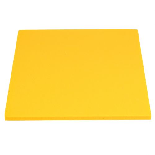 Floristik24 Kvetinové penové dizajnové panely pena žltá 34,5 cm × 34,5 cm 3 kusy