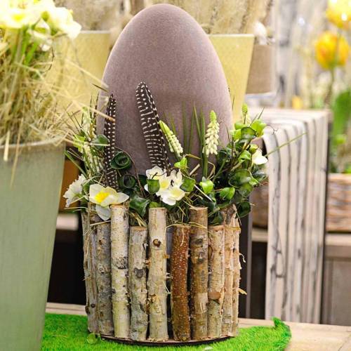 položky Veľkonočné vajíčko vločkované V25cm Farebné vajíčka Veľkonočná dekorácia