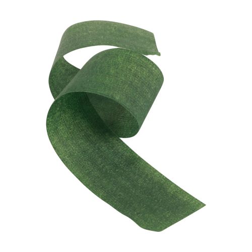 položky Kvetinová páska kvetinová stuha baliaca páska zelená 25mm 6×30m
