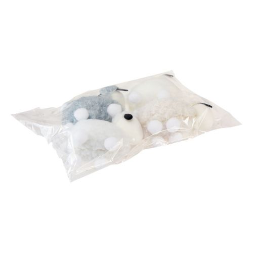 položky Veľkonočná dekorácia ovečka stolová dekorácia ozdobné figúrky ovečky 7,5cm 4 kusy