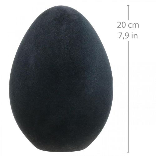 položky Dekorácia veľkonočných vajíčok vajíčko čierna plastová vločka 20cm