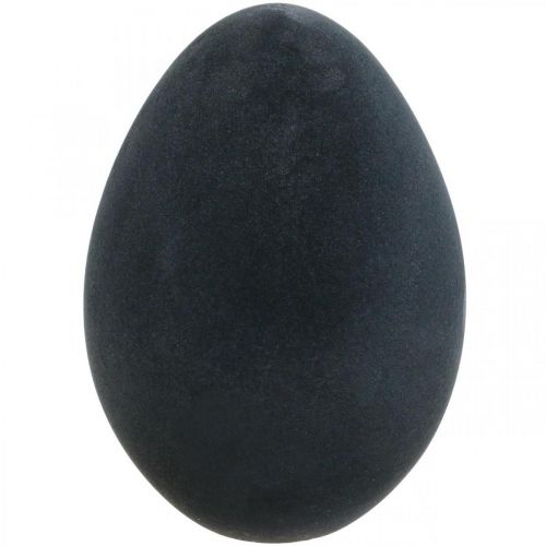 Veľkonočné vajíčko plastové čierne vajíčko Veľkonočná dekorácia vločkovaná 40cm