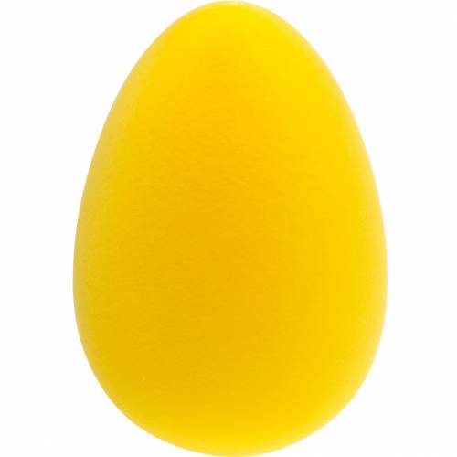 Floristik24 Veľkonočné vajíčko vločkované Žlté V25 cm Deko vajíčka Veľkonočná dekorácia