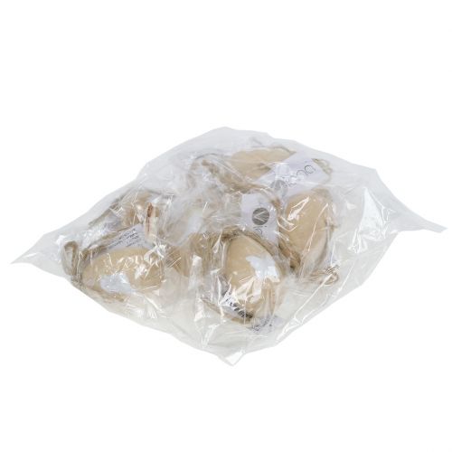 Floristik24 Veľkonočné vajíčka drevené s motívmi 8ks