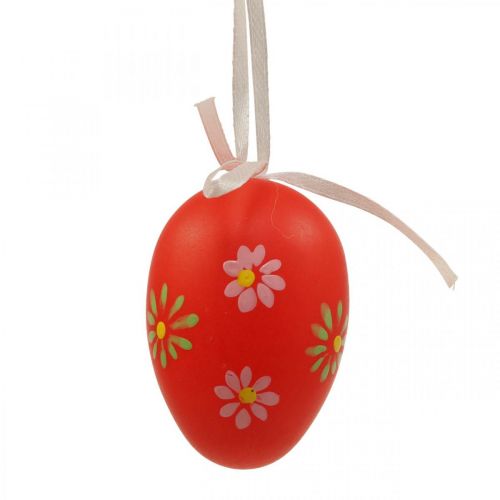 položky Veľkonočné vajíčka na zavesenie s kvetmi Veľkonočná dekorácia 6cm 12ks