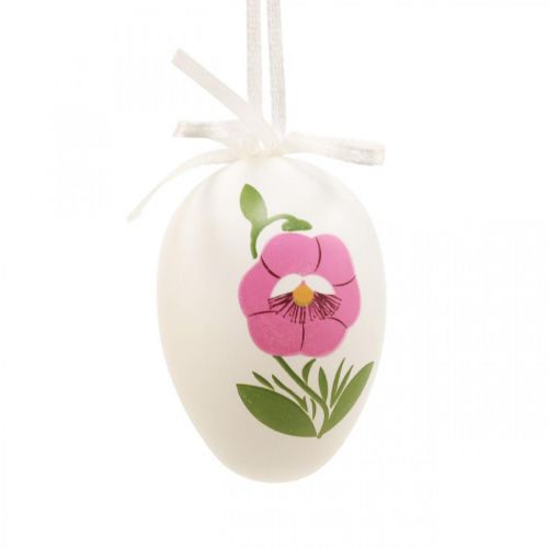 položky Veľkonočné vajíčka na zavesenie s motívom kvetov Veľkonočná dekorácia 12ks