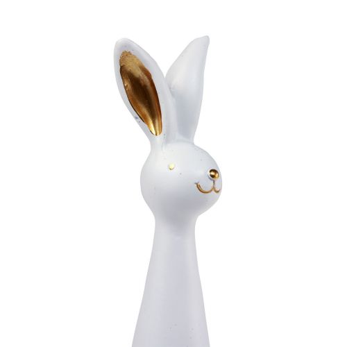 položky Veľkonočný zajačik biele zlato Veľkonočná dekorácia zajačik Ø10cm V42cm