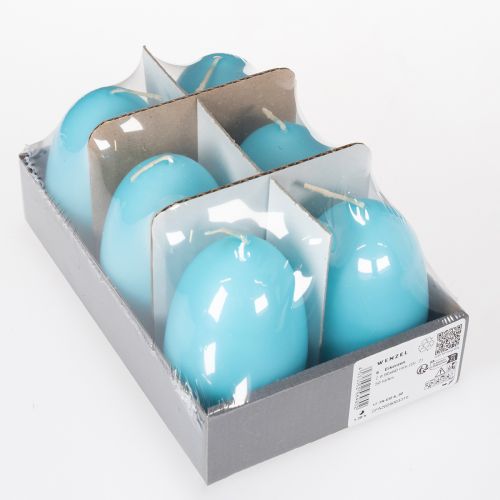 položky Veľkonočná sviečka - Slávnostný dizajnový nápad pre radostnú oslavu Veľkej noci - 9 cm - 20 h - 6 ks