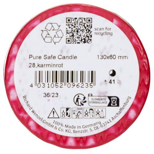 položky Stĺpová sviečka PURE z prírodného vosku pre útulnú atmosféru 13 cm