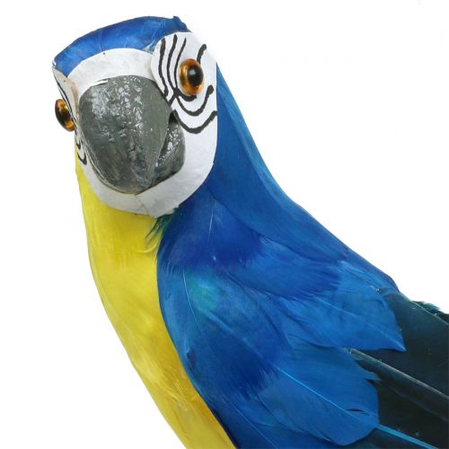 položky Deco papagáj modrý 44cm