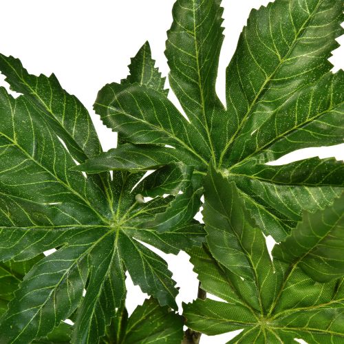 položky Listy papáje umelá deko vetvička umelá rastlina zelená 40cm