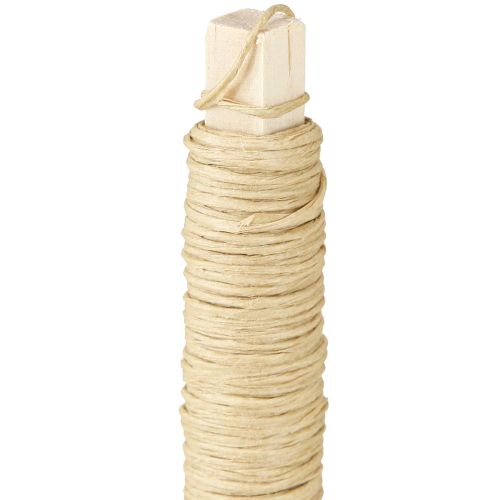 položky Papierová šnúra drôt omotaný Ø0,8mm 22m príroda