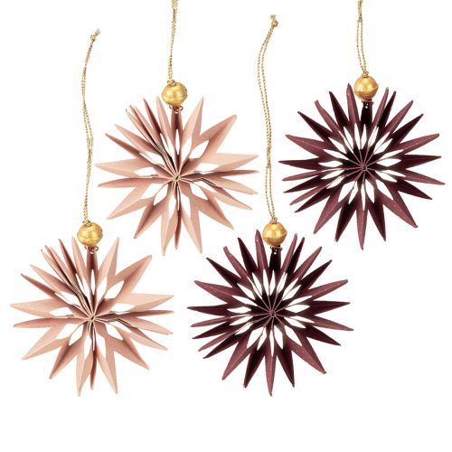 položky Dekoratívne papierové hviezdy na zavesenie, ideálne na slávnostné dekorácie