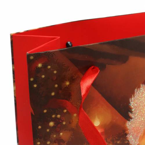 položky Darčekové vrecúška vianočný motív Santa červená 20cm × 30cm × 8cm sada 2 kusov