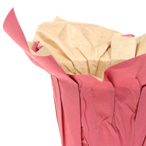 položky Papierový hrniec cachepot ružový Ø12cm 12ks