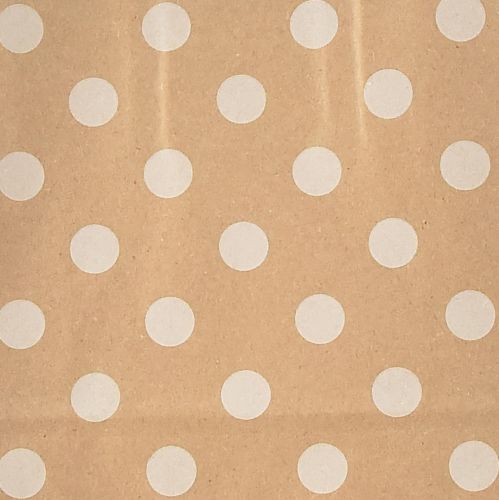 položky Darčekové tašky papierové odnosné tašky bodky 18×22cm 50ks