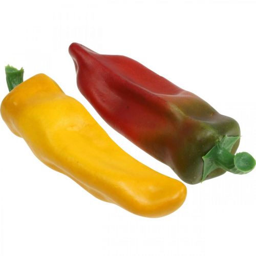 položky Papriková dekorácia do výkladu, zeleninová dekorácia, rôzne farby, výška 14cm, 4 kusy