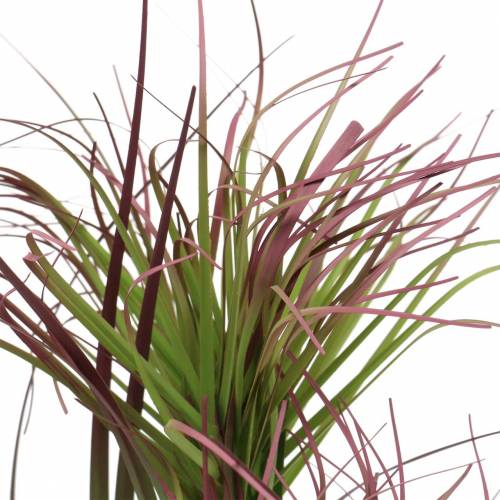položky Zypergrass v črepníku umelá zelená, červená fialová 45cm