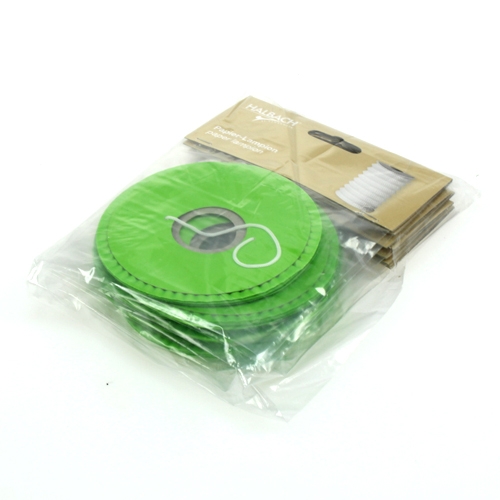 Floristik24 Papierový lampáš zelený 10cm V13cm 8ks