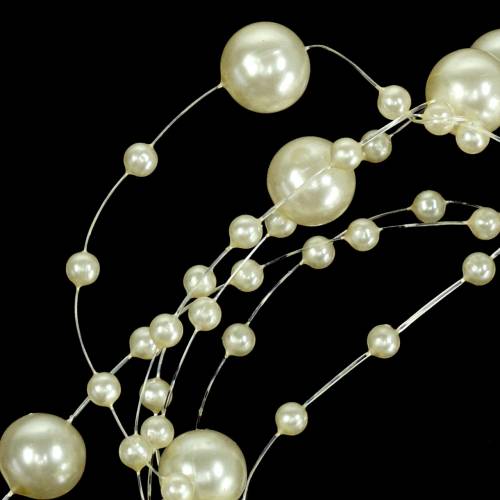 položky Perlový náhrdelník Champagne Ø3 - 8mm L3m