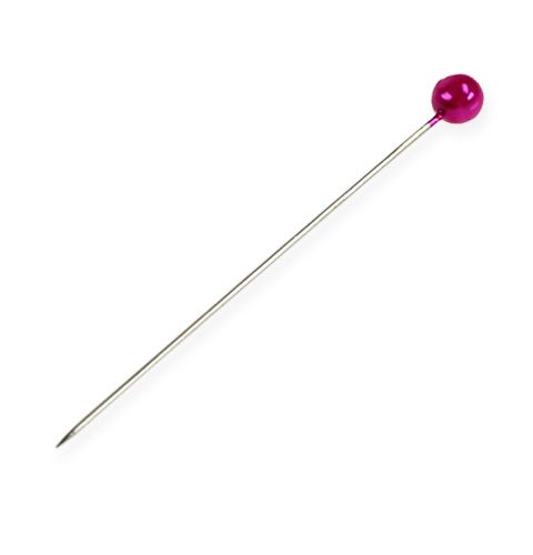 položky Ihlice s perlovou hlavou Ø6mm 65mm ružové