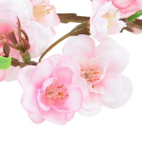 položky Konár z broskyňového kvetu umelý ružový 69cm