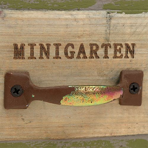 Floristik24 Drevená zásuvka na rastliny 11,5 cm x 11 cm